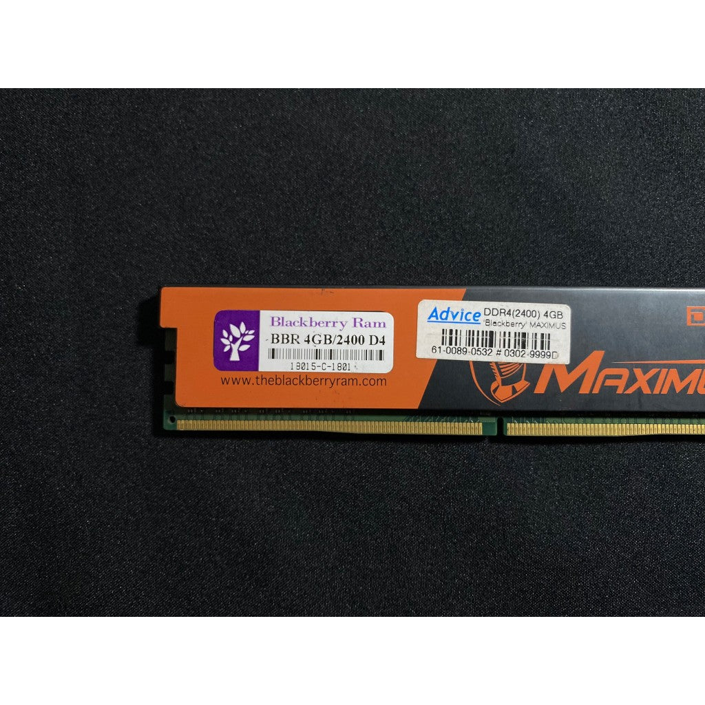 RAM BLACKBERRY MAXIMUS DDR4 4GB BUS2400 ( แรม ) สินค้ามือสอง